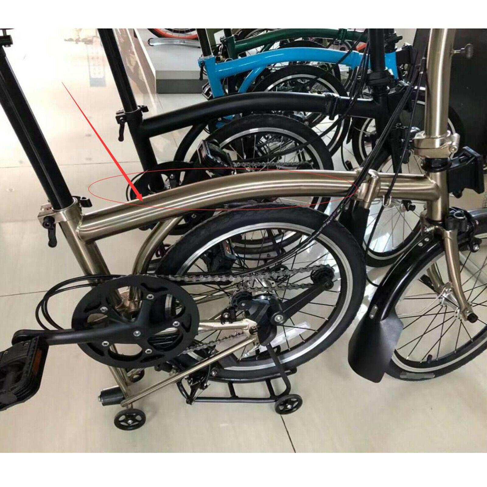 Durable Folding Bike Carry Handle Bicycle Frame Strap Lifter Accessories