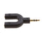 2 Pieces 3.5 mm Stereo Audio Jack Headphones 2 Way Y Splitter Adapter