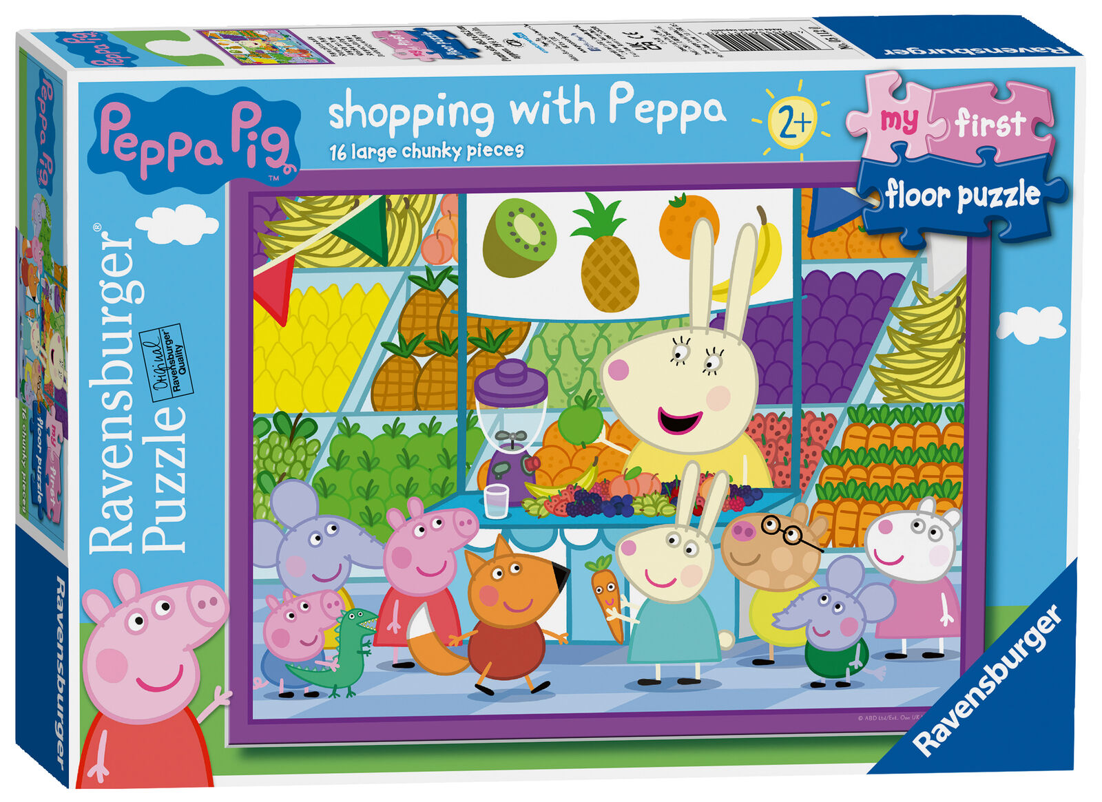 05112 Ravensburger Peppa Pig My First Floor Puzzle 16pc Shopping Jigsaw Puzzle 2