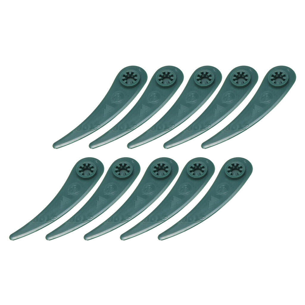 Plastic Lawn Mower Blade Fit for BOSCH ART 23-18 LI Easy to Assemble 10pcs
