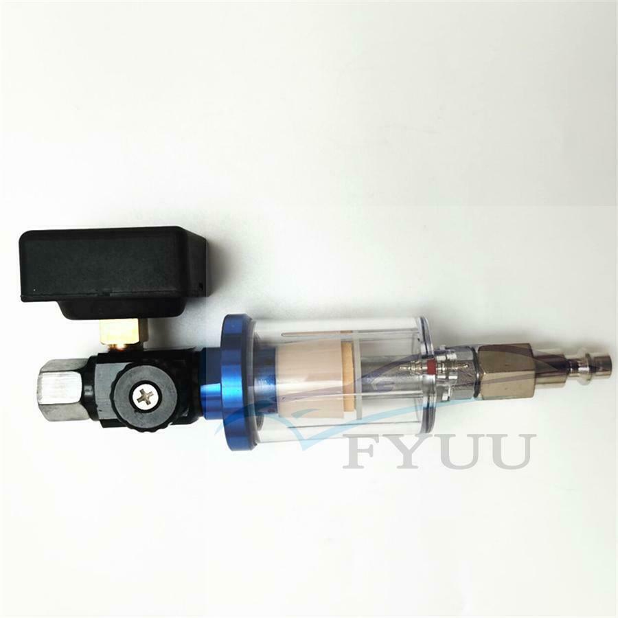 Spray Gun Digital Paint Air Pressure Regulator Gauge Water Trap Filter Tool 1/4"