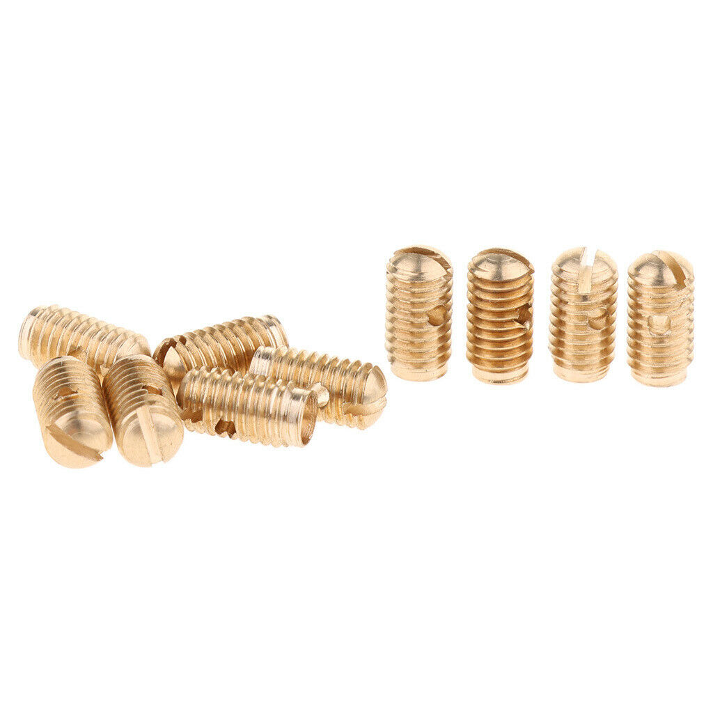 10 Pieces Alto Tenor Soprano Saxophone Sax Adjustment Screw, Replacement Parts