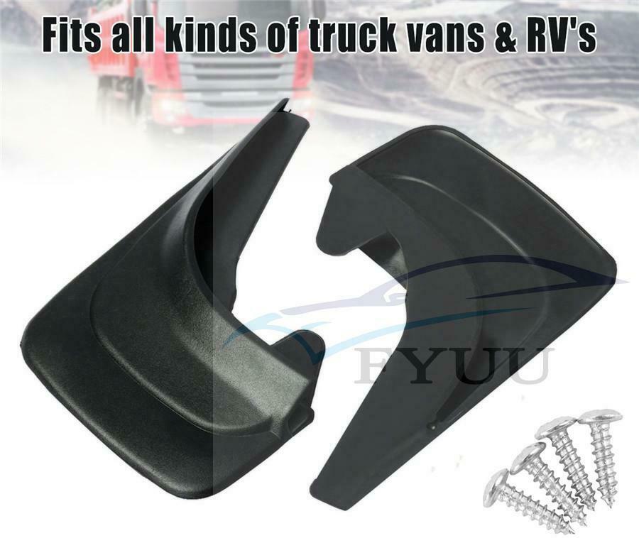 2PCS 320 x 214mm Front Rear Car Mud Flap Mudflaps Splash Guards Fender Universal