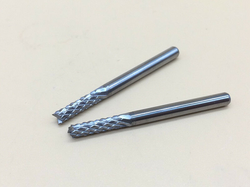 10pcs PCB end mill engraving cnc router tool bits 1/8" (3.175mm)-3.1mm L:38mm
