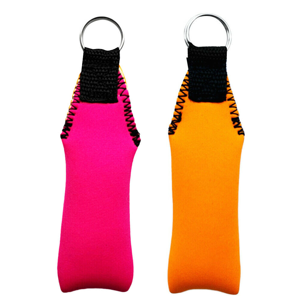 2pcs Neoprene Floating Keyring Water Key Buoyant Key  Key Accessaries