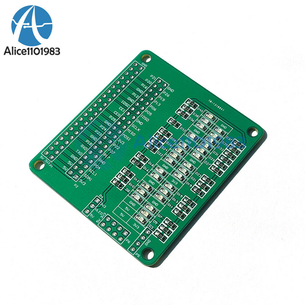 LED Test Board Raspberry Pi LED Test Board IO Port Test Board Adapter Board