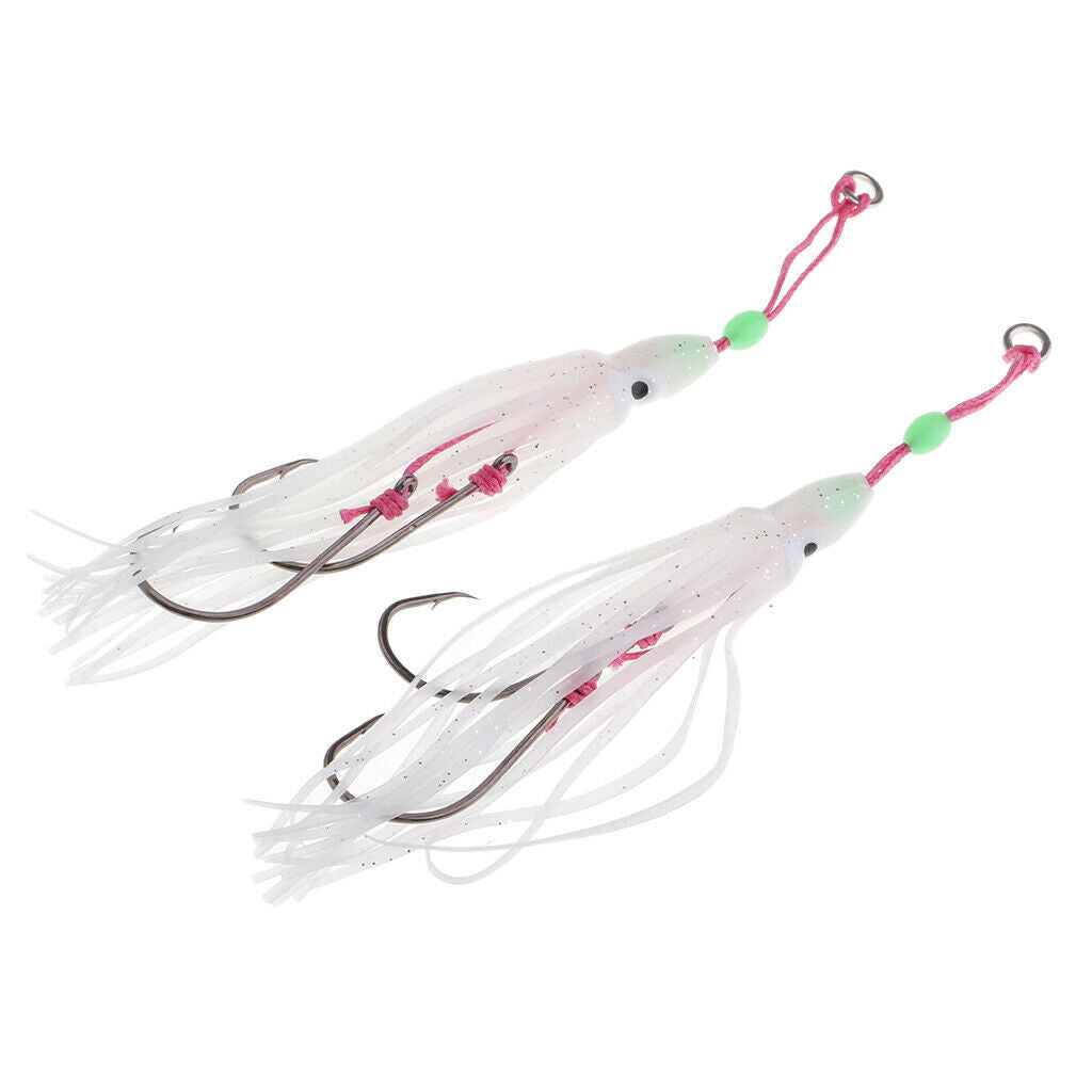 Squid Jig Fishing Lure Saltwater Lure Squid Rock with Hook