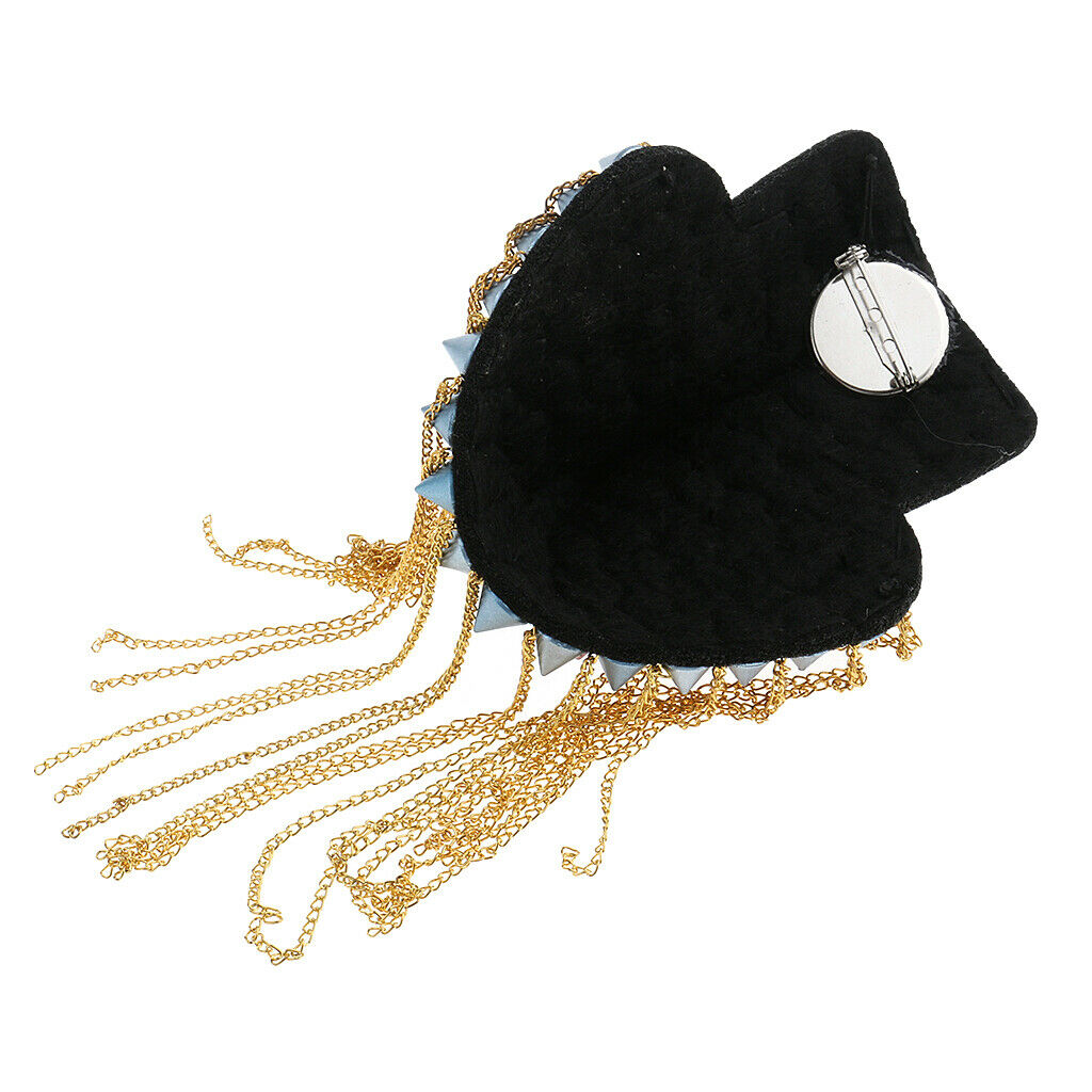 Colorful Rivet  Stud Tassel Epaulet Shoulder