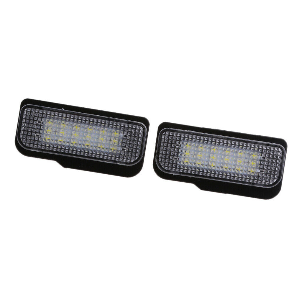 2x White 18LED License Number Plate Lights for Benz W211 W219 W203 5D Wanon