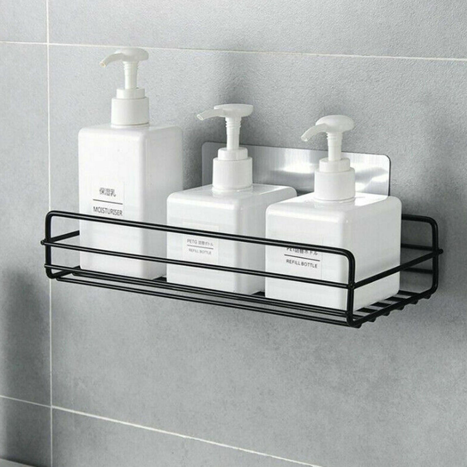 Nordic Bathroom Shower Hanging Shelf Makeup Storage Caddy Basket Holder