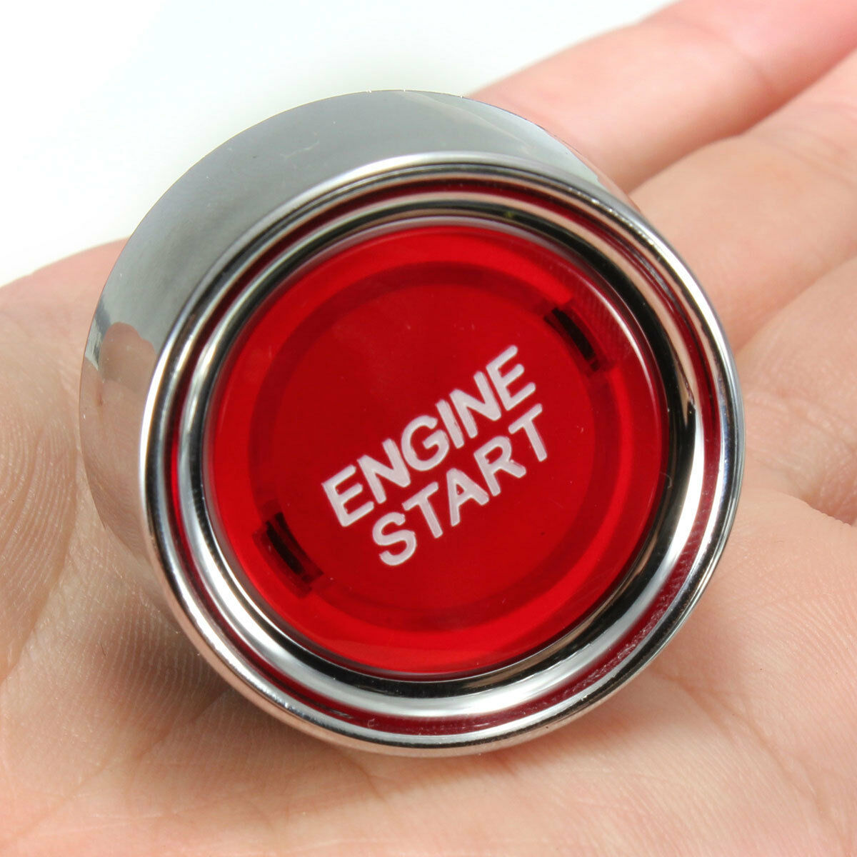 Universal Car Auto Red Engine Ignition Button Starter Push Start Power Switch Tt