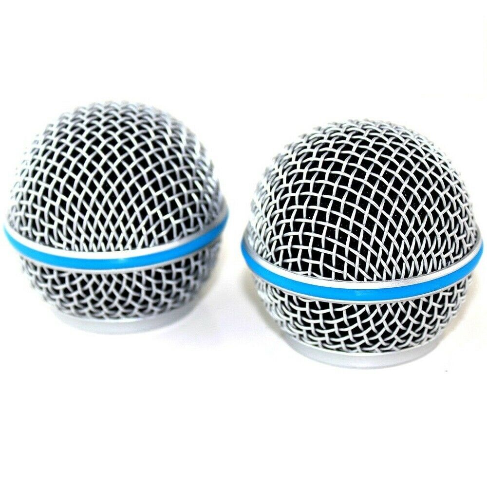 2 Pack RK265G Microphone Grille for Shure Beta 58A wired and Wireless Microphone