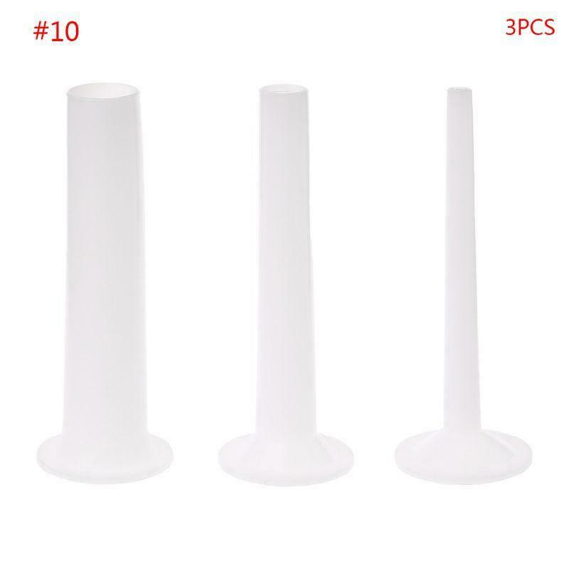 3 Sizes Sausage Making Funnel Filler Stuffer Filling Tubes DIY Meat Maker Manual