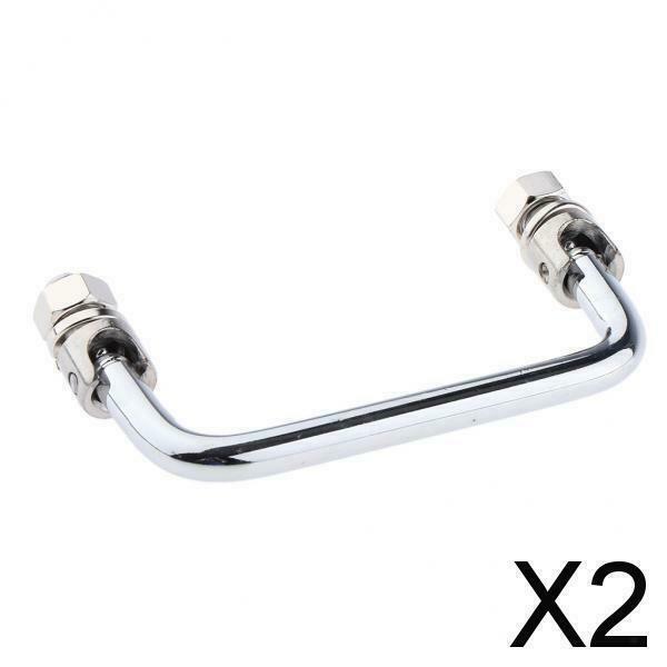 2X Marine Boats RV Door Hatch Handle Handrail Stainless Steel Folding Grab Bar
