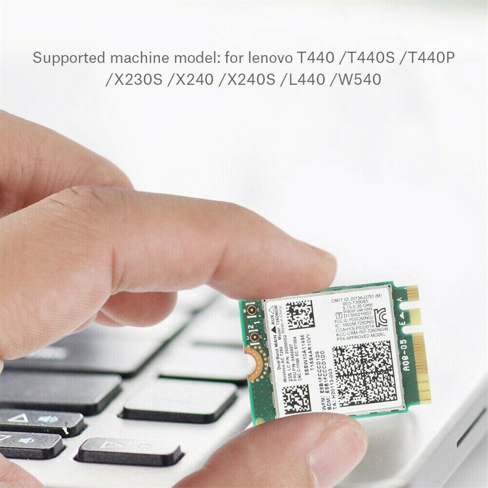 For Lenovo Thinkpad Intel Dual Band Wireless AC Bluetooth 4Card 7260NGW 20200552