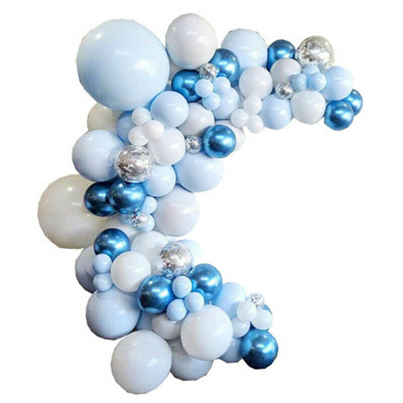 Macaron Blue Ocean Decoration Latex Balloon Birtay Party Supplies Balloon ChZ2Z7