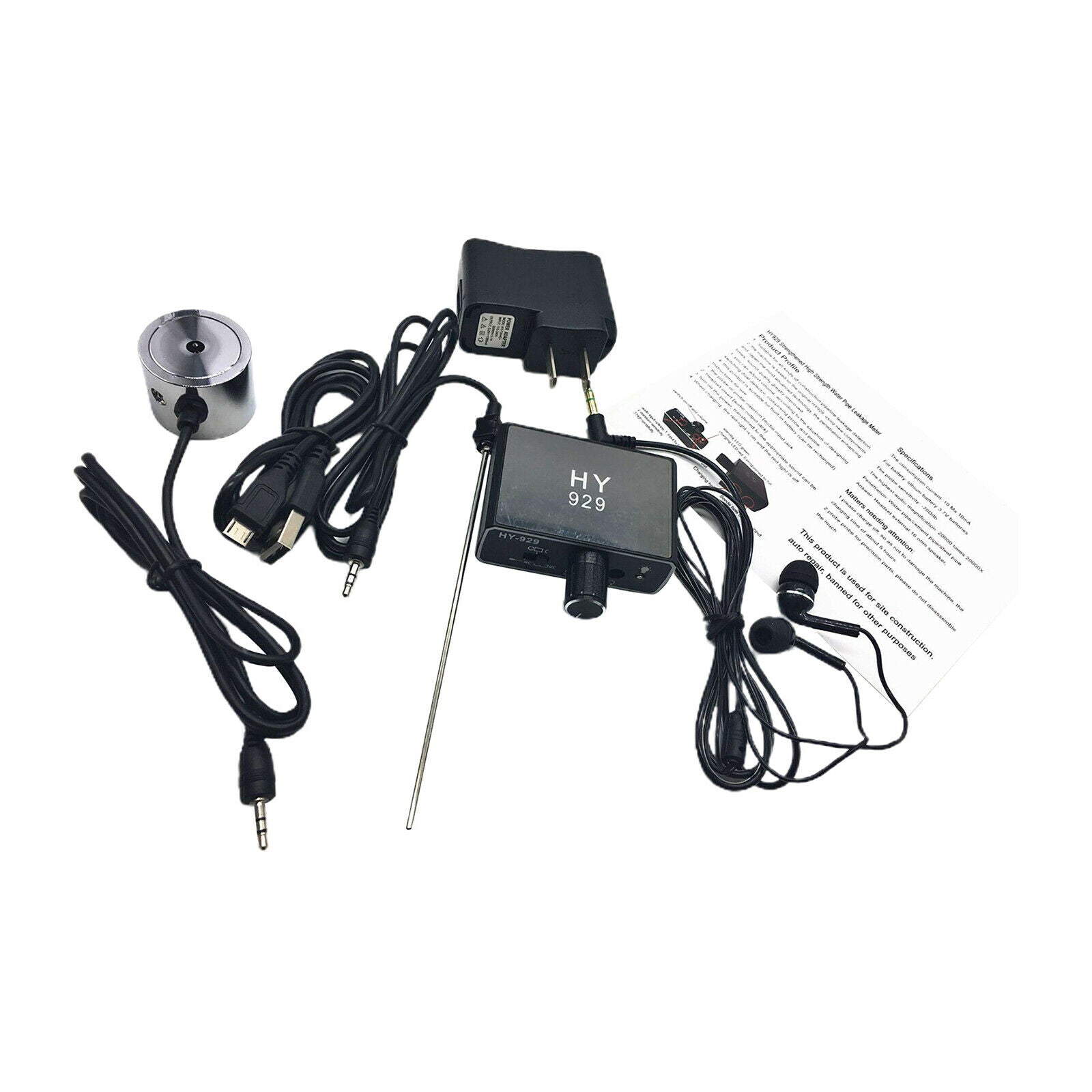 High sensitivity through wall Microphone Amplifier for Water Oil Leakage-US