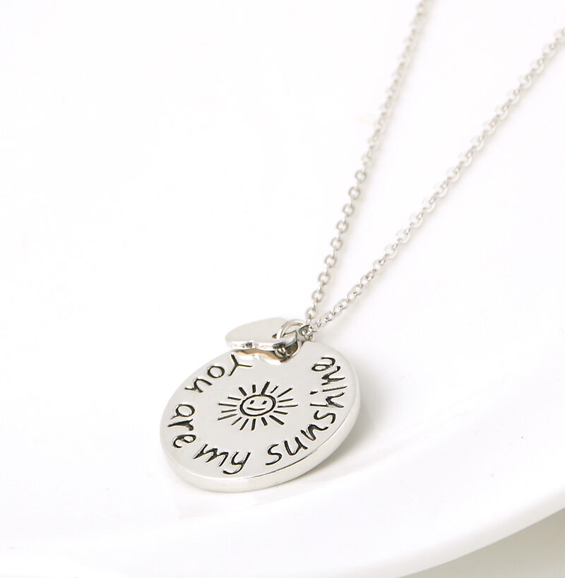 Fashion Charm Jewelry You are my sunshine Pendant Charm Best Friends Necklace