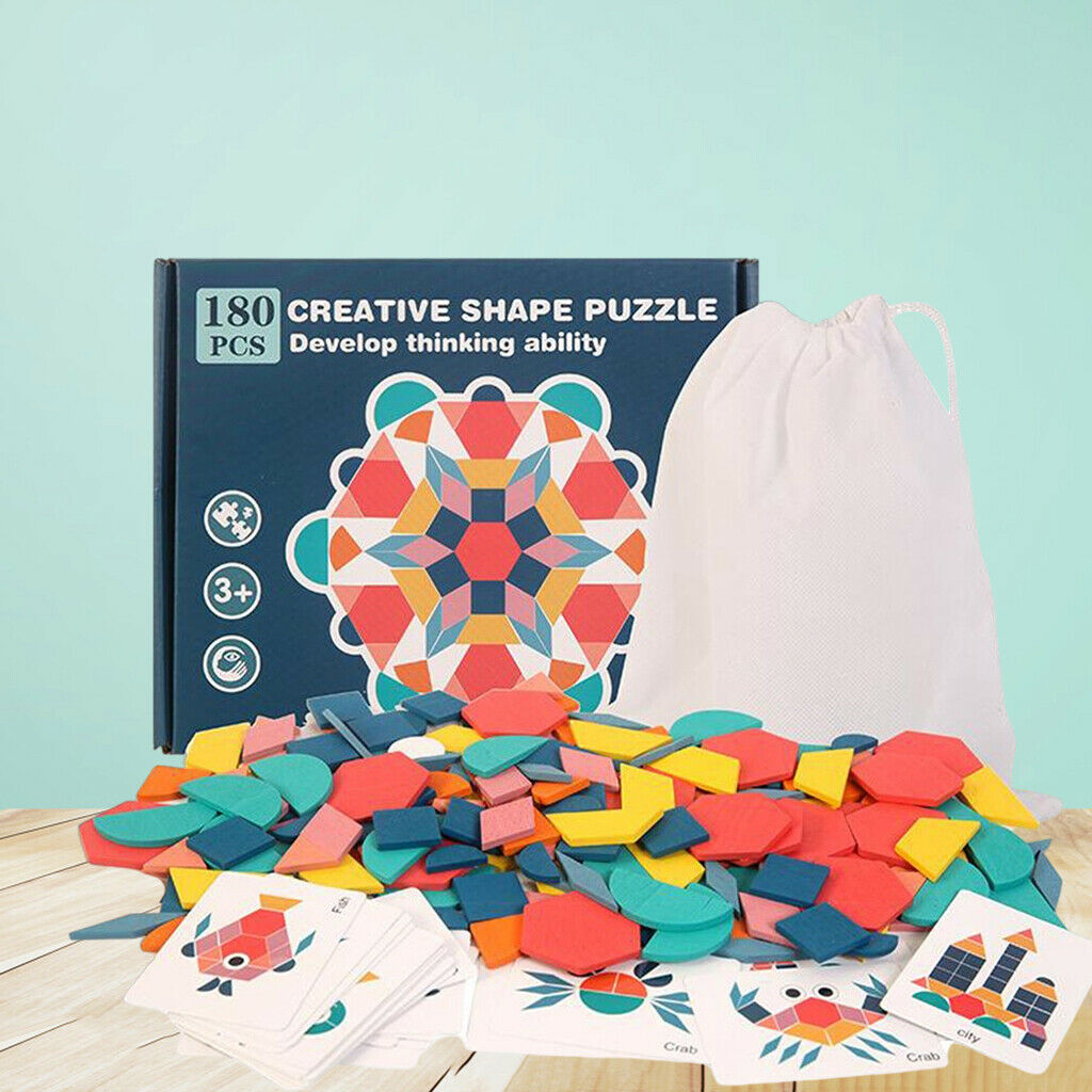 Wooden Jigsaw Puzzles Brain Teaser Montessori Toys for Toddlers Boy Gifts