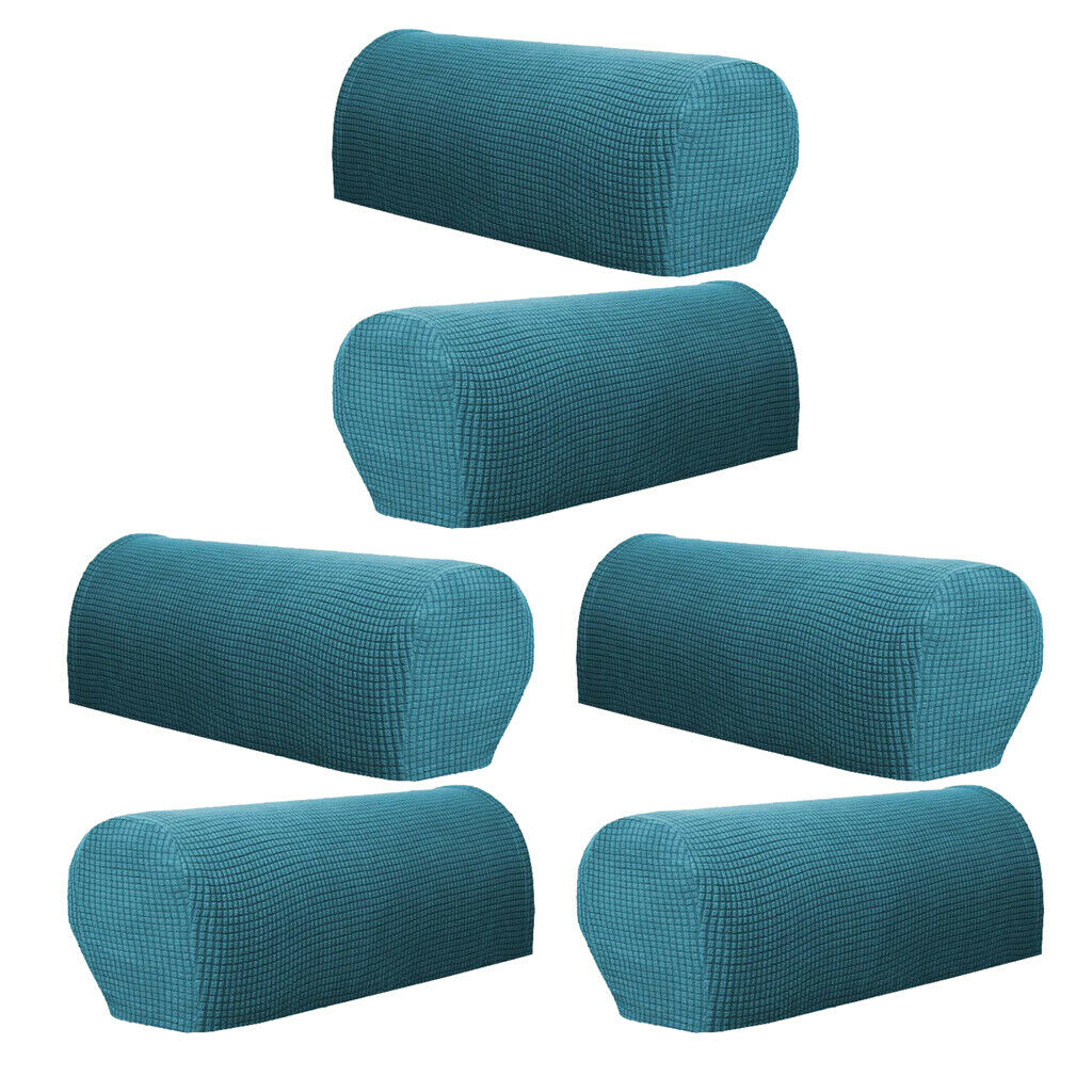 3 Pairs of Armrest Cover Stretch Fabric Sofa Armguard Anti  Couch Armrest Covers