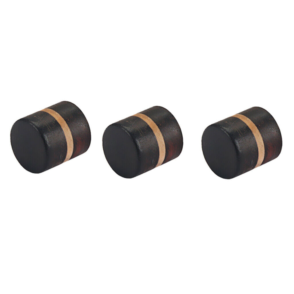 3pcs Volume And Brown Tone Buttons For The Amplifier, Bass Guitar