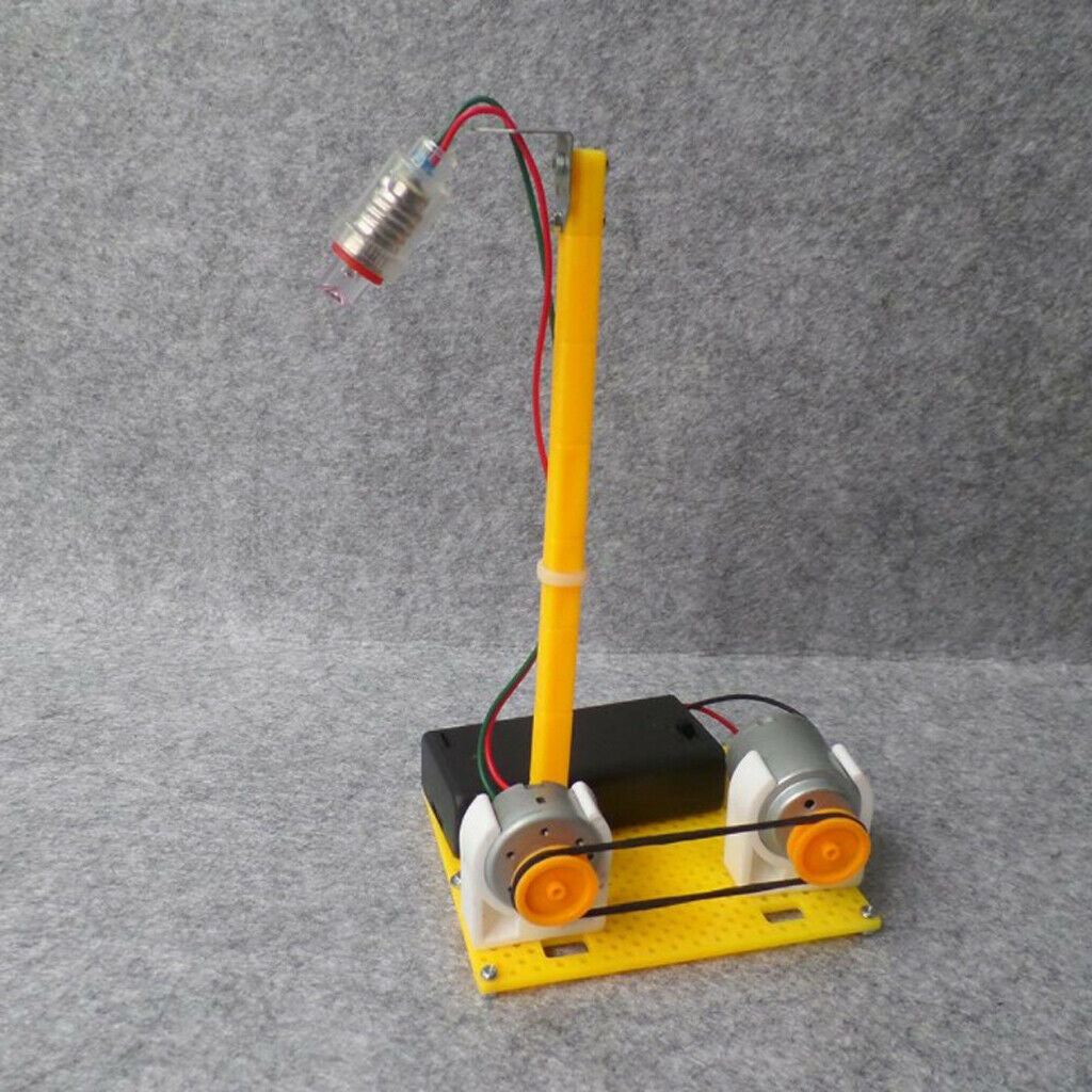Power Generator Mini Electricity Generator LED Lamp Teaching Aid Kit