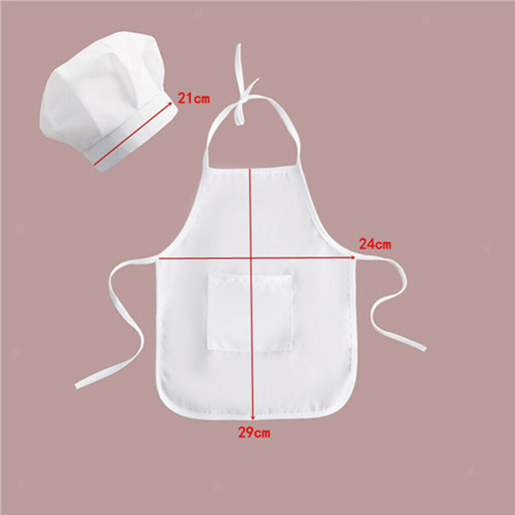 Cotton Baby Newborn Photography Prop Pretend Chef Apron Set Boy Small