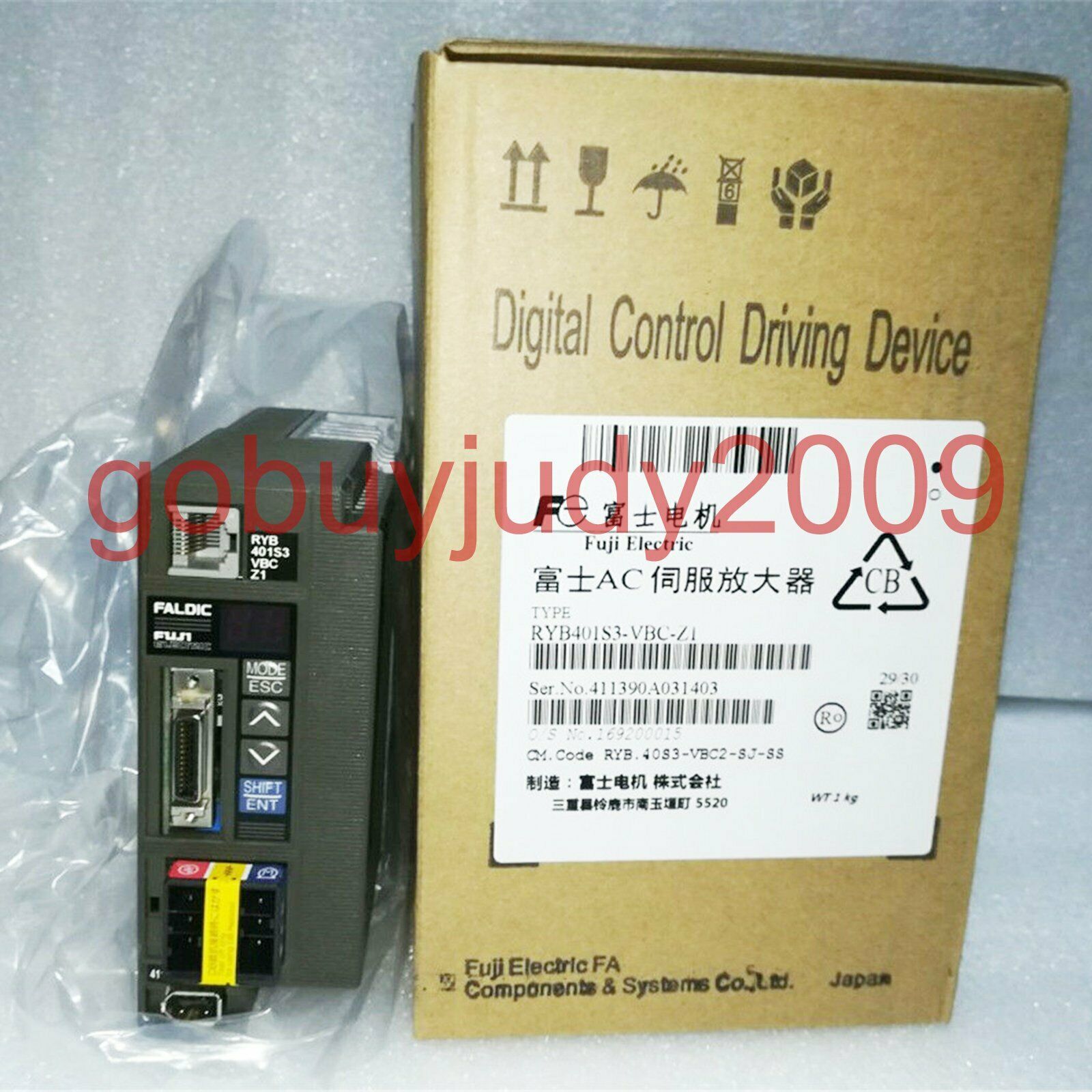 1PC Brand New Fuji RYB401S3-VBC-Z1 servo drive 1year warranty DHL fast delivery