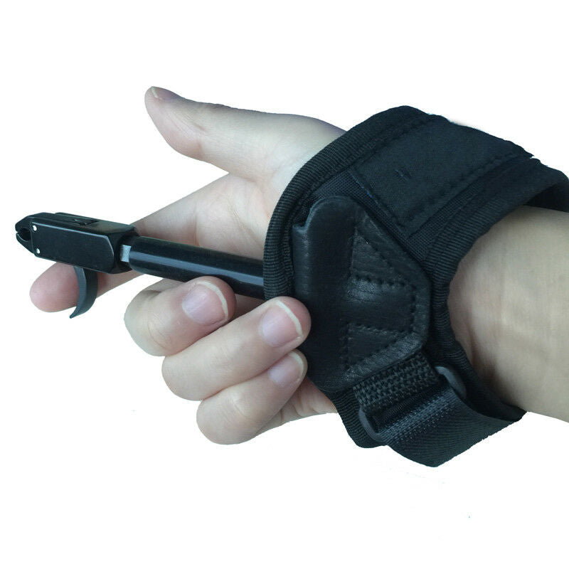 Archery Wrist Release Aids Caliper Straps Trigger Compound Bow Hunting Shooting