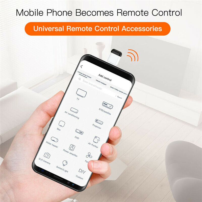 Mobile Phone Type-C Transmitter IR Infrared Remote Control Smart App Adapter fT8