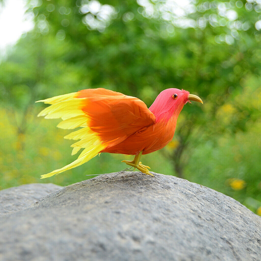 Assorted Foam Artificial Birds Garden Decor Ornament Craft Feathered e