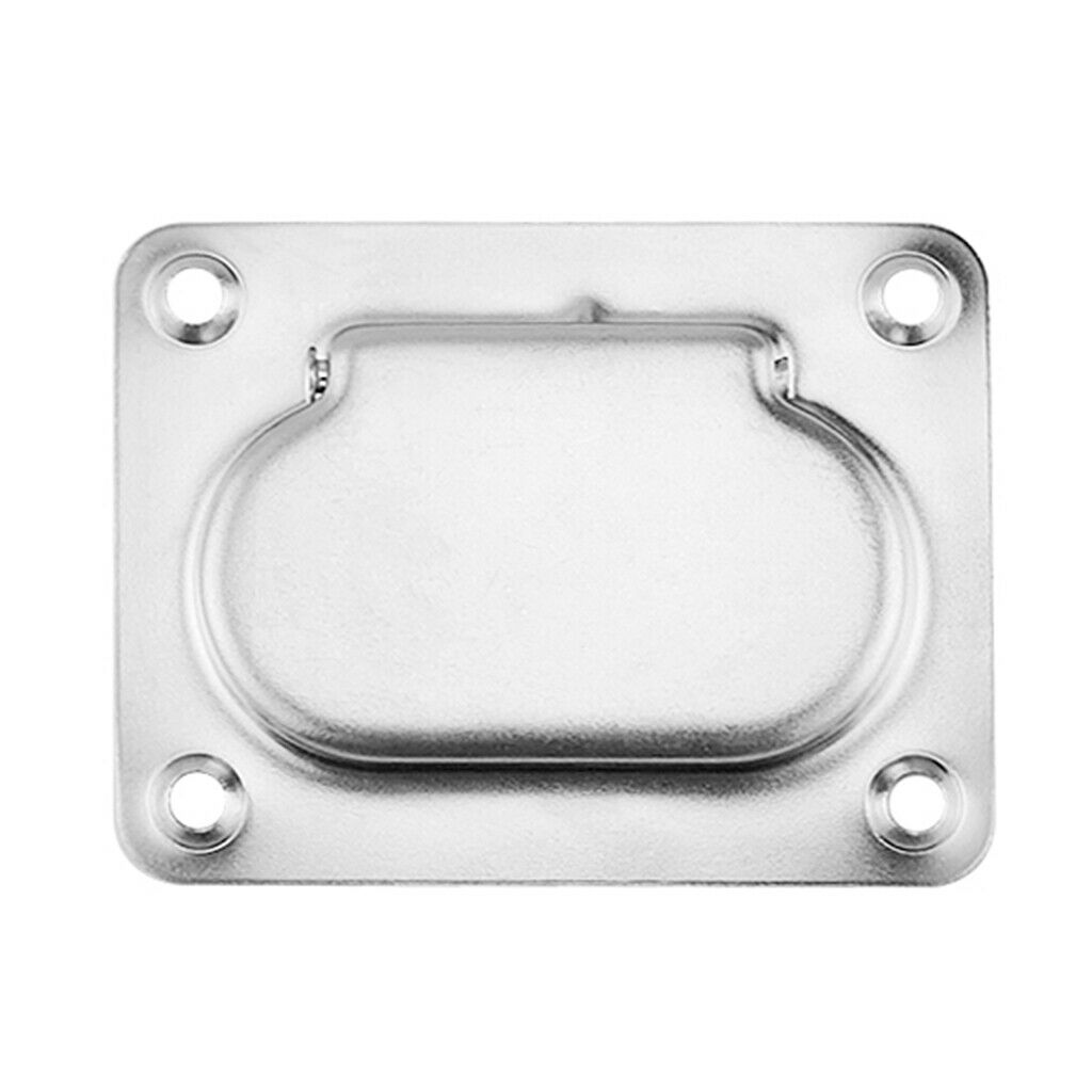 Rectangular Flush Spring Pull Lift Handle Marine Hatch Latch Accessories - 304