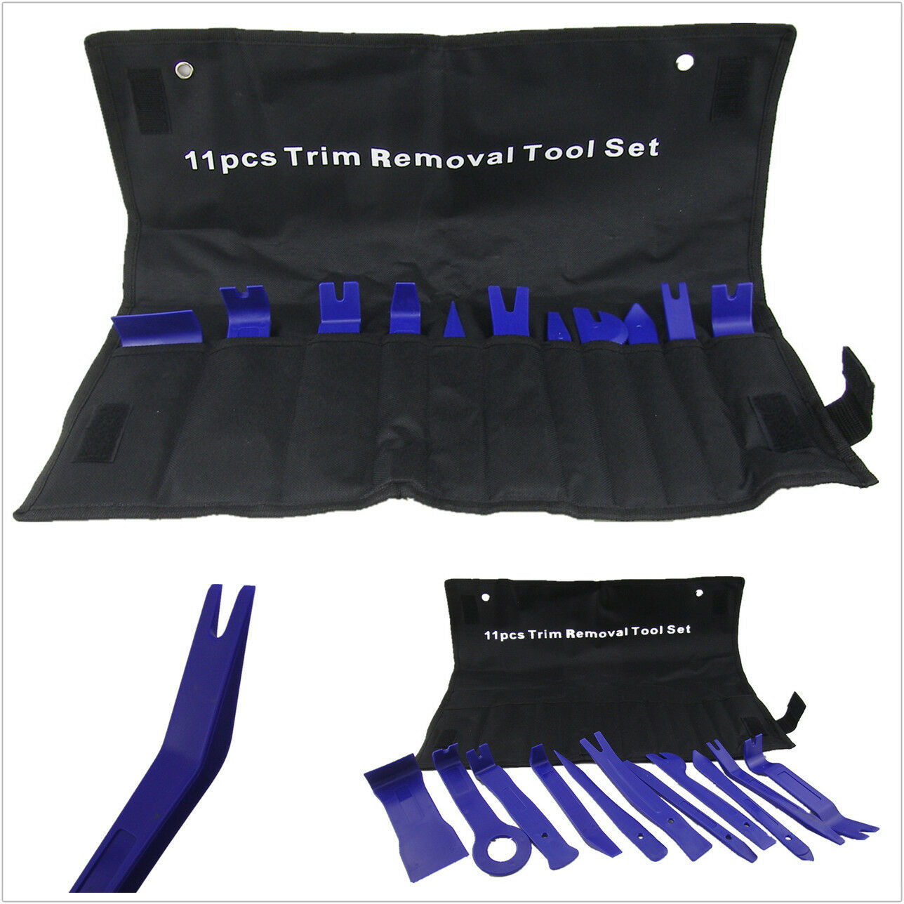 11pc Trim and Moulding Removal Bodyshop Garage Dashboard Tool Set Car Truck Van