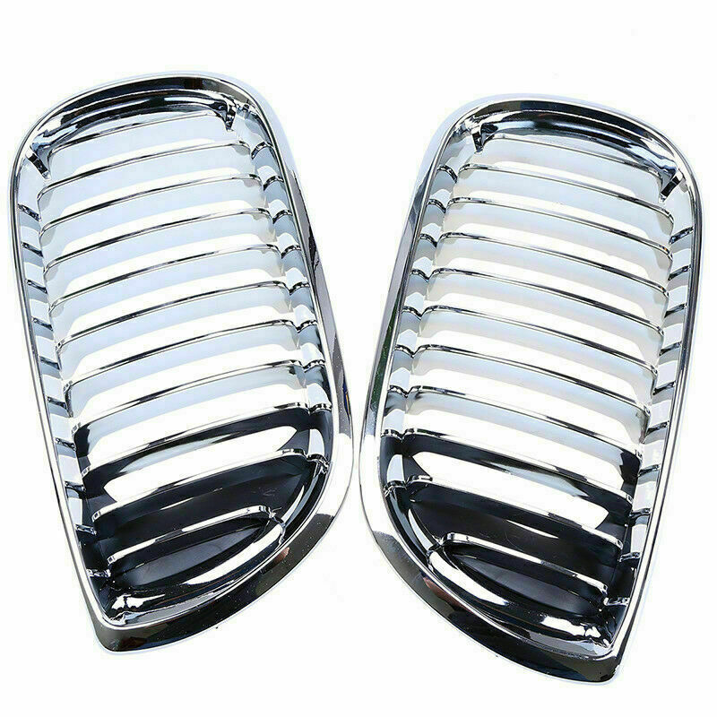 Pair Front Bumper Kidney Grille For BMW 3Series E46 320i 325xi 330xi Sedan 01-05