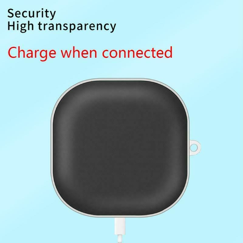 For Galaxy-Buds Pro/Live Wireless Headphone Case TPU Transparent Cover Sleeve