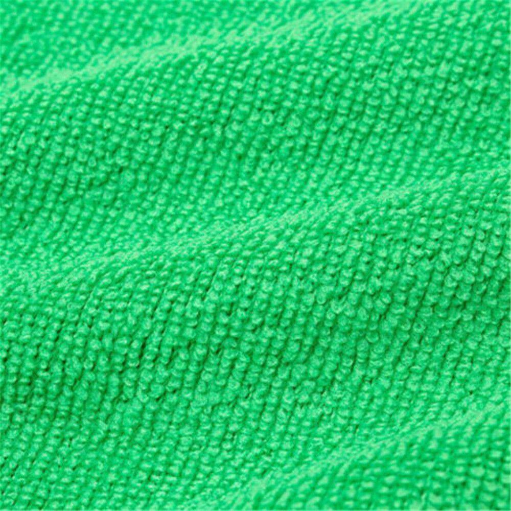 10x Car Microfibre Cleaning Auto Detailing Soft Cloths Wash Towel Duster Pad Set