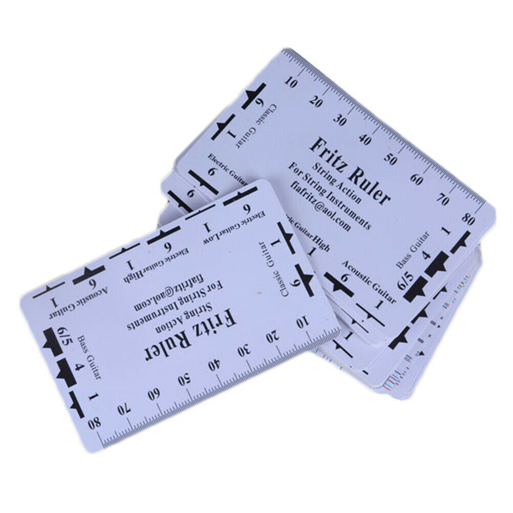 1PC Guitar String Action Gauge String Pitch Ruler Guitar Bass Measuring To.l8
