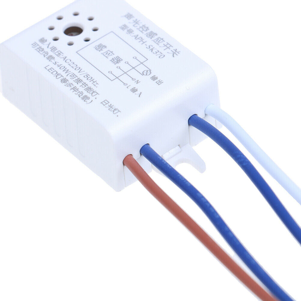 Sound Voice Sensor Automatic On Off Street Light Switch inductor Control AC  WF