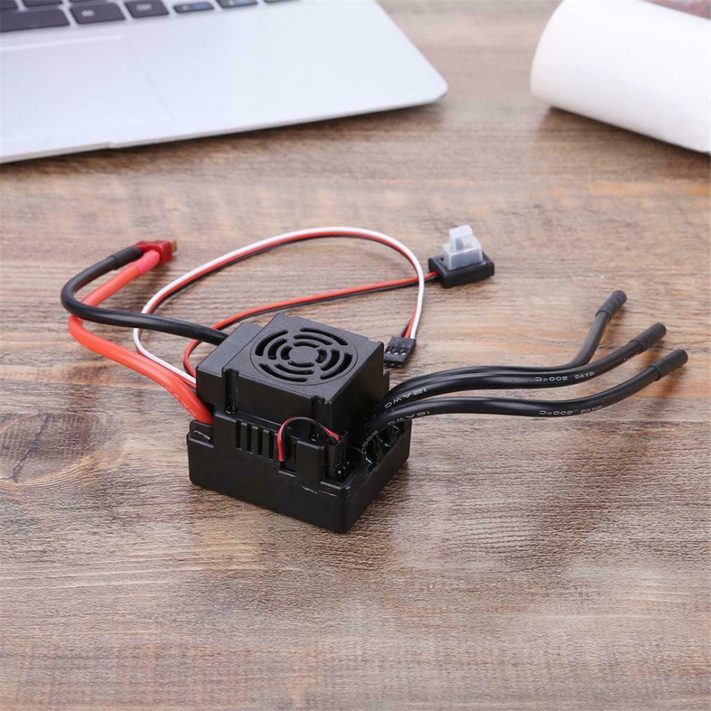 Waterproof 120A Brushless ESC Banana Head T-plug for 1:8 Upgrade Parts