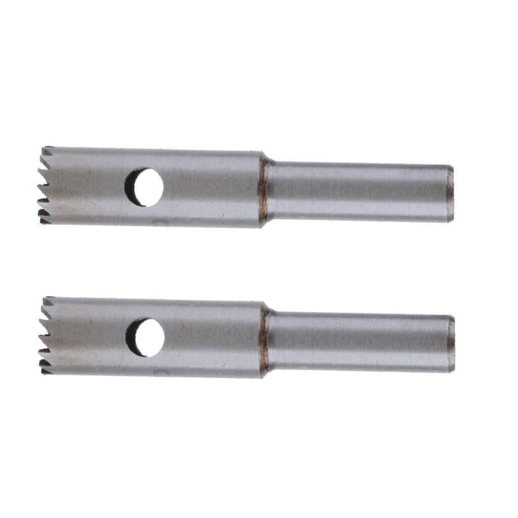 2x Carbide CNC Fine Tooth Beads Drill Bit Bead Processing Tool Diameter 8mm