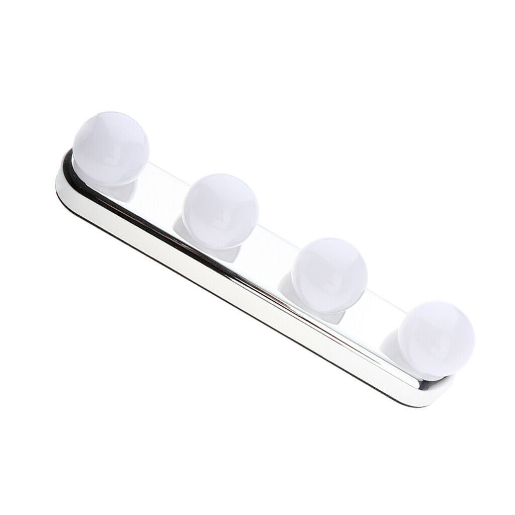 Hollywood Style Makeup Mirror Lights 4 Pcs LED Vanity Lights Kit For Beauty
