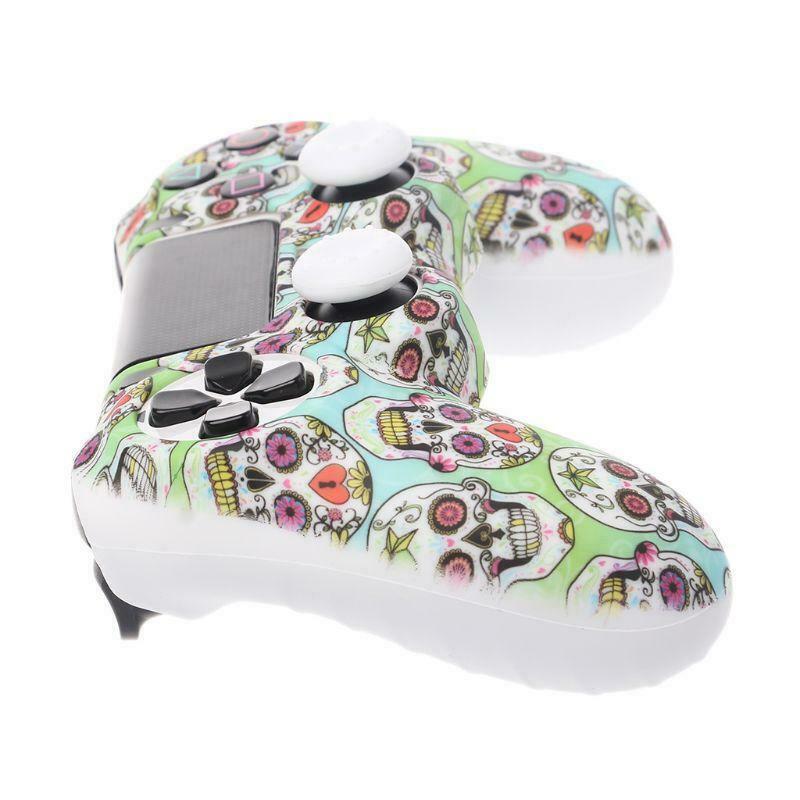 Protective Cover Gamepad Sleeve Case Soft Silicone Skin Analog Thumb Grip Stick