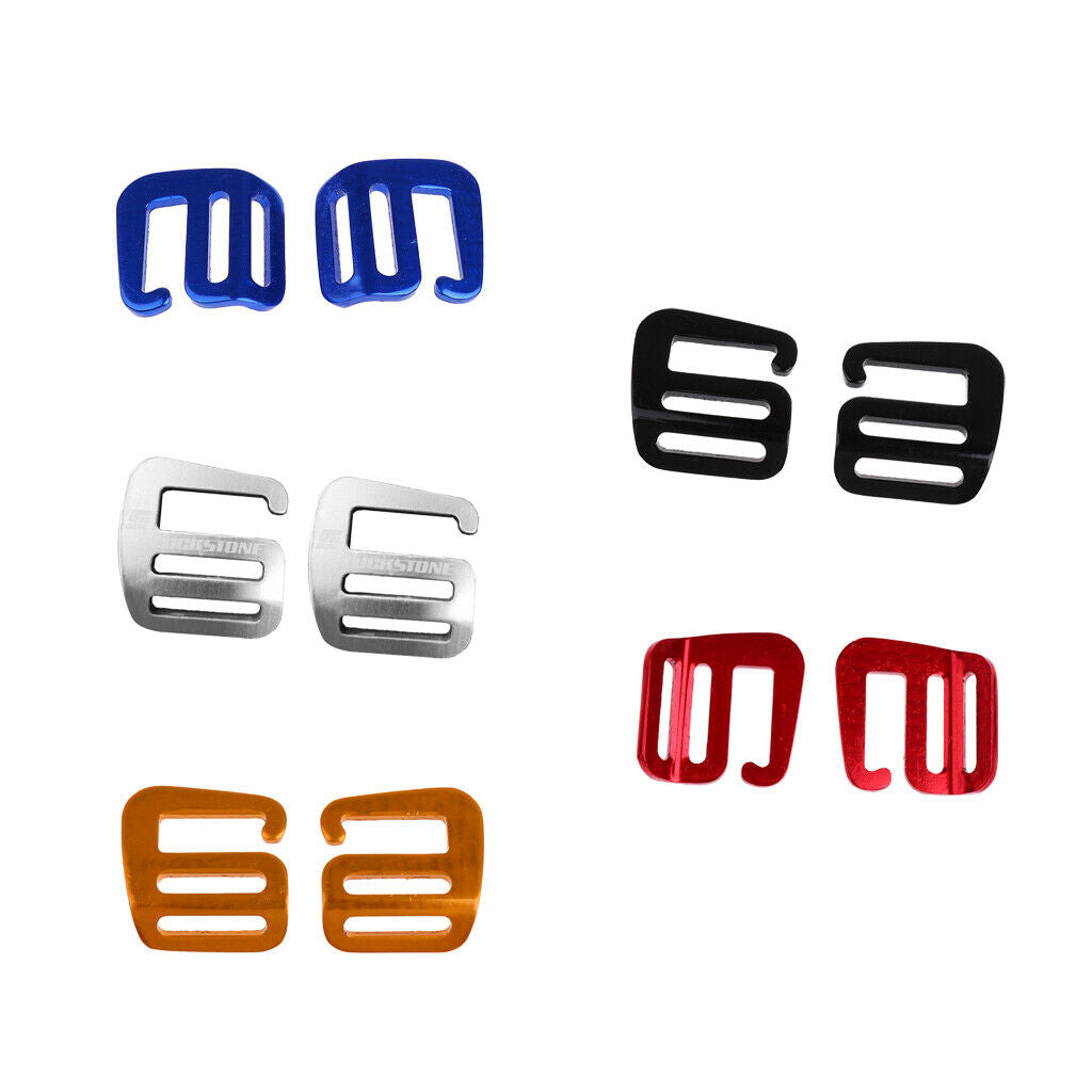 10 Pieces 1inch Sturdy Hook Outdoor Webbing Buckle Luggage Sack Pack Bag Strap