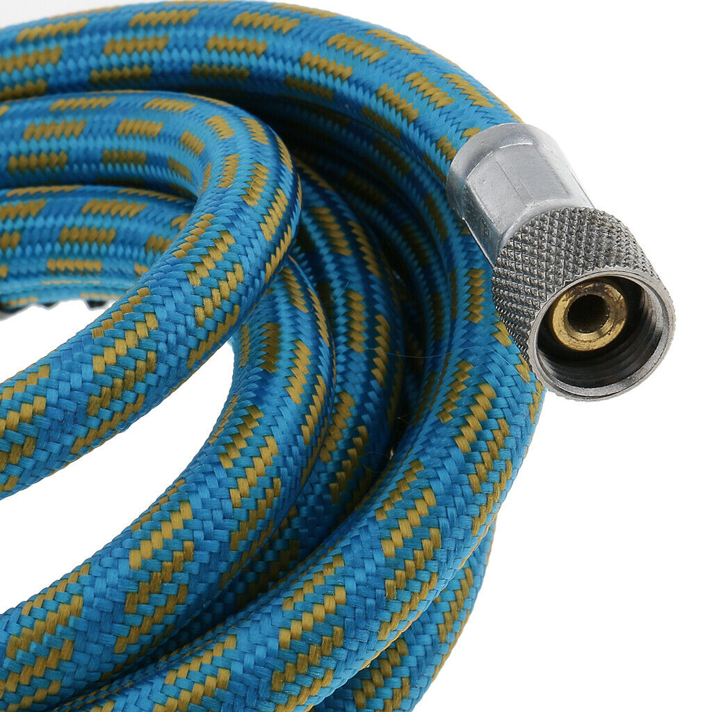 1.5m 1/8" to 1/4" Woven Braided Nylon Airbrush Air Hose Tube Fits Most Brand