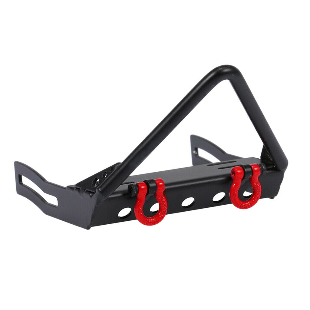 Upgrade Bumper Triangle Front Bull Bar W/ Shackles For  Axial SCX10