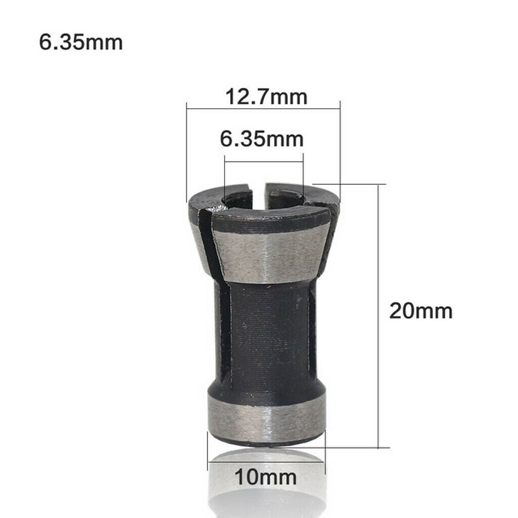 10-Pack 1/4inch Die Grinder Collet Chuck for Engraving Engraving Machine