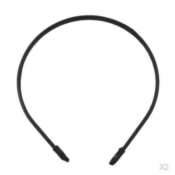 2x 1pc Aliceband Alice Headband Black Head Hair Band For 1/6 Blythe