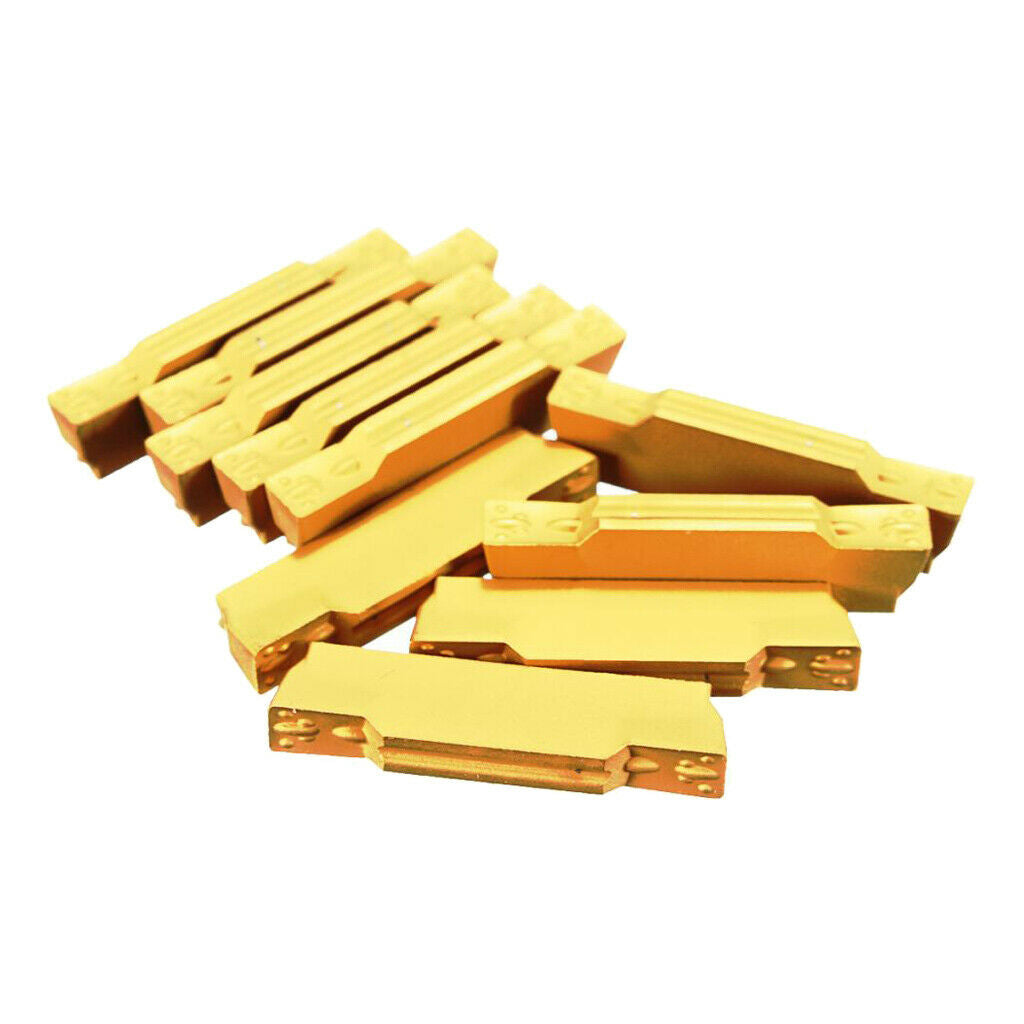 10Pcs MGMN300-M Inserts 3mm Width for MGEHR/MGIVR Lathe Tool CNC Cutter