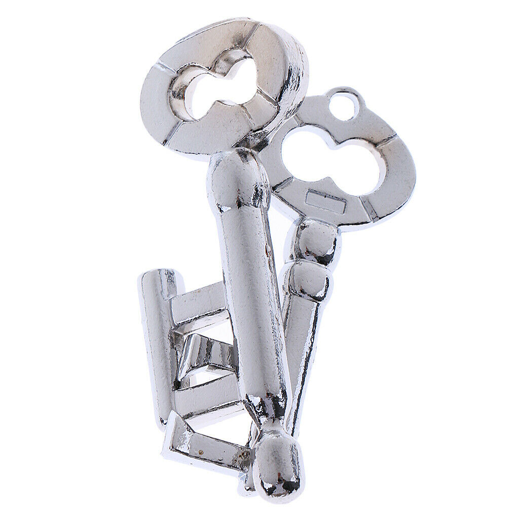 Key Lock Brain Teaser Keys Puzzles for Kids Educational Game Toys Style 8