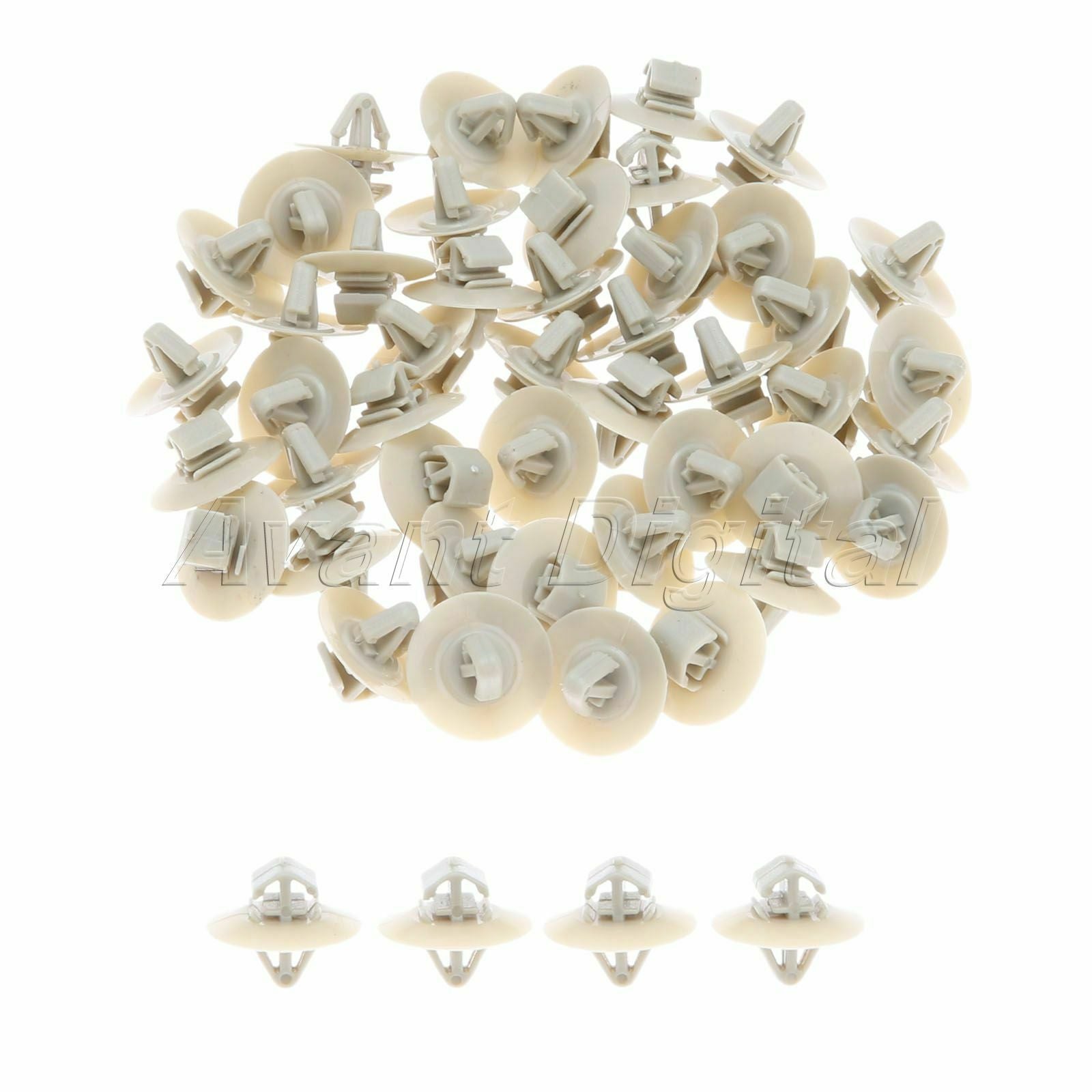 50x New Plastic clips Fit For Renault Trafic Master Kangoo Iveco Daily Primastar